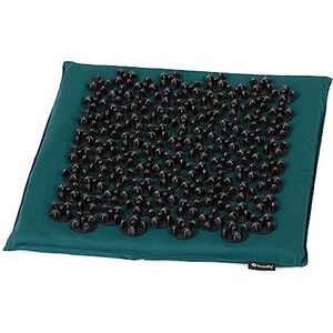 Bodhi Acupressuur voetmat Vital Soft | naaldkussen | stimuleert de voetreflexzones | ontspanning voor de voeten | werkt preventief tegen pijn | bevordert de doorbloeding | petrol