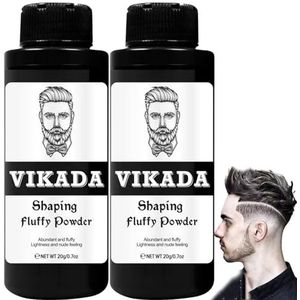 Vikada Shaping Fluffy Powder, Haarstyling Textuur Poeder Voor Mannen En Vrouwen, Haar Texturizing Poeder, Volumizing Poeder Voor Haar, Langdurige Hold (2 St)