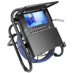 Industriële Endoscoop Snake Camera 7 Inch IPS LCD 1080P HD Toetsenbord Input Dimbaar voor Inspectie (F7DJKBLC23-20M EU-stekker)