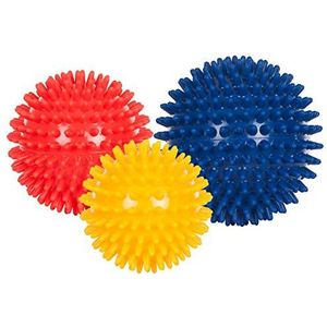 Egelbal medium, set van 3, massagebal, noppenbal, fasciebal