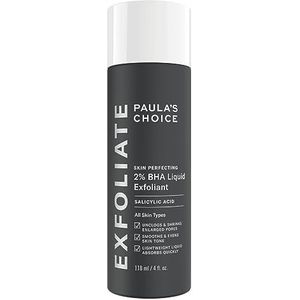 Paula's Choice SKIN PERFECTING 2% BHA Liquid Exfoliant - Dagelijkse Peeling met Salicylzuur onstopt Poriën & Reguleert Talg – tegen Puistjes & Mee-eters - Gecombineerde & Vette Huid - 118 ml