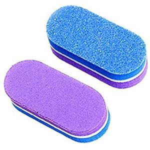 Spons Nagelbuffer Blokken, Mini Spons Nail Buffer Bestanden 100/180 Grit 4,8x2x1,2cm Multicolor 10/20/40 Stuks (Blauw-40 stuks)
