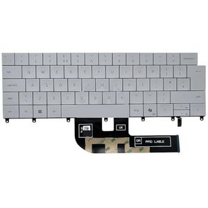 US UK achtergrondverlichting voor XPS 14 9440 .5 2024 P184G grijs laptoptoetsenbord(PURPLE)