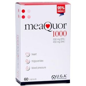 MEAQUOR® 1000 - met 1000 mg EPA en DHA per capsule | IFOS 5-sterrencertificaat op elke kavel | 60 capsules