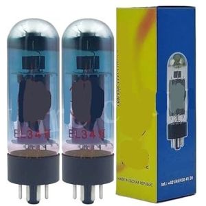 EL34 blauw EL34II buis upgrade EL34 EL34C 6CA7 5881 6P3P 6L6 HIFI audio buis versterker matching (2 stuks Matched Pair)