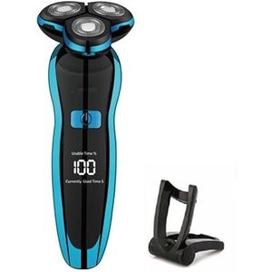 Elektrisch scheerapparaat, elektrisch scheerapparaat, haarknippen, scheerapparaat for mannen, tondeuse, baardtrimmer, roterend scheerapparaat, 100% waterdicht