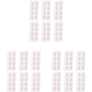 3 Set van 24 Paar Anti-Slip Zachte Neus Pads Stick On voor Brillen Bril Huid 1.5mm