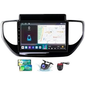 Android 13 9 Inch 2 Din QLED Autoradio Voor Hyundai Solaris 2 II 2020-2021 - Camera DVR GRATIS - Steun Carplay Android Auto DSP Stuurwiel FM RDS DAB WIFI 4G Bluetooth Split-Screen(NF-7)