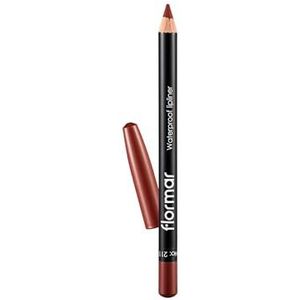 Flormar Lipliner Waterproof 211 Classical Brown - Langhoudende, veegvaste lipliner - Romige textuur voor gedefinieerde lippen - Geschikt voor alle huidtinten - Lippenpotlood in natuurlijke tint
