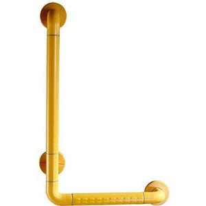 Badkamer Grab Bar Grab Rail, Grab Rails voor Badkamer Toilet Badkamer Antislip L-vormige Leuning Douche Toilet Ouderen Gehandicapten Veiligheid Wandleuning (Geel [70 * 70])