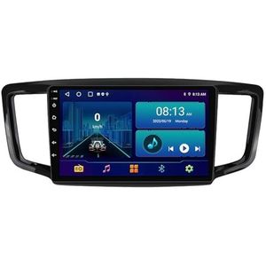 Dubbele DIN Android 14 autoradio voor Honda Odyssey 2015-2019 9 Duim QLED Touch screen-met Draadloze Carplay Android Auto GPS navigatie 4G WiFi Stuurwielbediening achteruitrijcamera(P5 4G+WIFI 8Core 8
