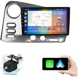 Android 13.0 2 Din Autoradio 10"" Touchscreen Auto Stereo Voor Toyota Matrix 2002-2006 Met Draadloze Carplay Android Auto GPS Navigatie AHD Omgekeerd Beeld Stuurwielbediening(A,P1(1G+16G))