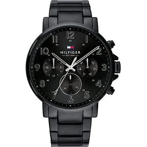 Tommy Hilfiger TH1710383 Heren Horloge 44 mm - Zwart