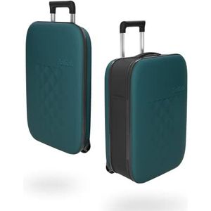 Rollink Flex21 Summer - De dunste koffer ter wereld *gepatenteerd * - handbagage, hardshell koffer, trolley, rolkoffer, reiskoffer, boordbagage