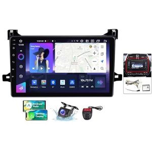 Android 13 Autoradio 9 Duim Touch Display Voor Toyota Prius XW50 2015-2020 Met Draadloze Carplay Android Auto/GPS/FM RDS DAB+/Buletooth 5.0/Bediening op het stuur + Camera en DVR(B,NF-6)
