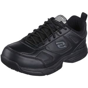 Skechers Heren Go Walk Max Effort-Athletic Air Mesh Performance Walking Shoe Sneakers, Dighton Zwart Zwart, 41 EU Breed