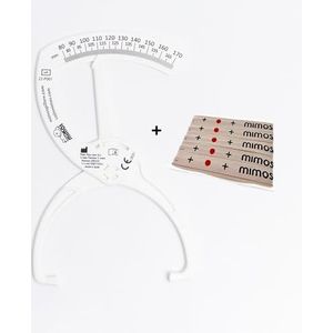 Mimos® Craniometer. Medisch hulpmiddel voor de diagnose en controle van plagiocefalie en andere schedelmisvormingen bij baby's.