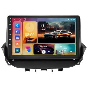 Android 15 - GPS Navigatie Stereo - 9 Inch - 2 Din - Voor Renault Laguna 2 2001-2007 - Bluetooth - AHD Omgekeerd Beeld