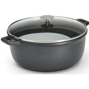 De Buyer braadpan, roestvrij staal, zilver, 28 cm