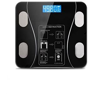 JINGYAN Digitale Personenweegschaal Smart Body Fat Scale Electronic Weight Composition Analyzer LED Digital Bathroom Floor