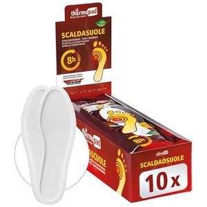 THERMOPAD Voetwarmers (inlegzool) mt. S (36-37) – het origineel: 10 paar warmtepads voor 8 uur warmte I direct te gebruiken voetwarmers pads