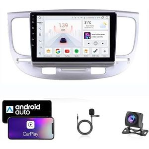 Android 13 Dubbel Din Auto Stereo Touchscreen Auto Stereo Voor KIA RIO 2005-2011 Met Bluetooth GPS Navigatie WiFi FM Radio USB/SWC/Plug en Play Ondersteuning Carplay&Android Auto(4 Core Wifi 2G+32G)