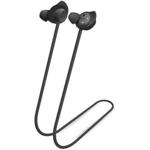 Anti-verloren riem voor Galaxy Buds oordopjes, sport zachte siliconen lanyard accessoires draadloze bluetooth oordopjes nek touw (zwart)