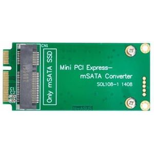 JSER mSATA naar Mini PCI-e SATA SSD Adapter voor Asus Eee PC 1000, 900, 901, 900A, T91
