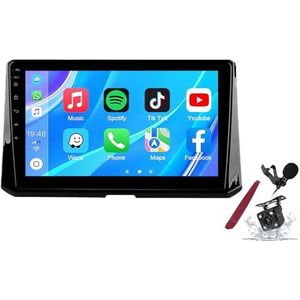 Android 14 Autoradio Sat Navi voor T-oyota Corolla (2018-2020) 9 Inch Touchscreen Multimedia Speler met Draadloze Carplay GPS Navigatie FM RDS Bluetooth 5G-WiFi SWC DSP,M120s