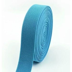 3/5M 20-50mm elastische banden voor broek taille rubberen band stretch band riem DIY ondergoed kleding naaien accessoire-LakeBlue-38mm-3.0meters