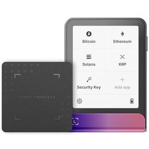 Ledger Flex - nu met Ledger Recovery Key : ontdek 's werelds meest intuïtieve hardware-wallet, uitgebreid met een snelle, gemakkelijke privéback-up (Purper magenta)