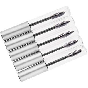 5 Stuks 10Ml Plastic Lege Mascara Wimper Fles Vloeibare Buis Trechters Set