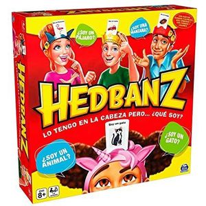 Spin Master Bordspellen - Hedbanz grappig raadspel voor kinderen en gezinnen - nieuwe editie - 2-6 spelers - 6065108 - bordspellen voor kinderen 7 jaar +
