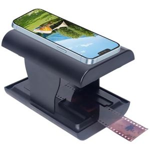 Mobiele filmdiascanner Dia's en negatieven Filmscanner Digitale fotoconverter for 35mm/135mm negatieven en dia's