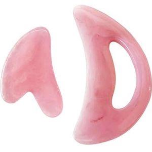 1 massagemes, 1 Gua Sha-mes, detumescentie- en anti-cellulitis-massageapparaat, been, nek, spiermassageapparaat, gua-Sha-gereedschap, duwen om vermoeidheid te elimineren (roze)