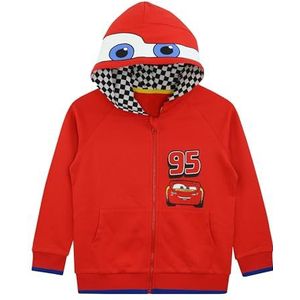 Disney Cars Hoodie | Cars Jongens Hoodie | Bliksem McQueen Kostuum Hoodie Voor Kinderen | Rood | 92