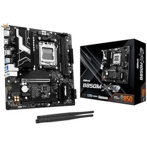 ASRock - B850M-X Wifi R2.0 - Moederbord - Micro-ATX - Socket AM5 - AMD B850 - DDR5