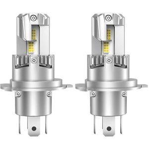 LESANGBAIHUODIAN Geschikt for Canbus H4 LED-koplamplampen 110W hoge dimlicht 30000LM autoverlichting 16 stuks 3570 CSP-chips Turbo LED-diodelampen 12V 6000K(2 Pieces)