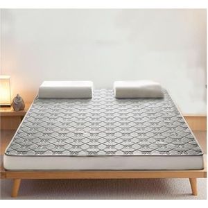 Matras Van Volledige Grootte, Latexmatras, Traagschuimmatras, Huishoudelijk Tatami-slaapmatkussen, Enkele En Dubbele Studentenslaapzaal Stapelbed Verhuurmatras (Color : Gray1, Size : 60 * 120CM*9CM)