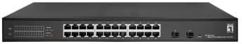 LevelOne GES-2126 netwerk-switch Managed L2 Gigabit Ethernet (10/100/1000) Zwart
