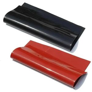 Siliconenrubbervel, Witte Siliconenfilmpakking Hoge Temperatuurbestendigheid Silicagelplaat Rood/zwart 500x500mm (Color : Red, Size : 2mm(1Pc))