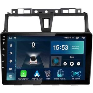 Android 14.0 2 Din Autoradio 9"" Touchscreen Auto Stereo voor Geely EC7 2014-2016 met Draadloze Carplay Android Auto GPS navigatie AHD Omgekeerd beeld Stuurwielbediening(S-4(4G+64G))