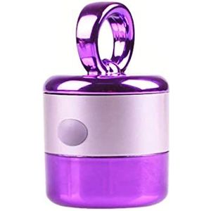 Frcolor Elektrische make-up blender bladerdeeg vibrerende stichting bladdeeg elektronische cosmetische sponsjes (paars)