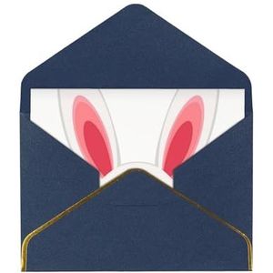 Schattig konijntje elegante parelpapier wenskaart - voor individuen vieren speciale gelegenheden, kantoor collega's, familie en vrienden uitwisselen groeten