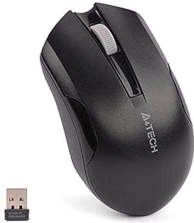 A4Tech - G3-200N - Draadloze Muis - Zwart - V-Track Padless