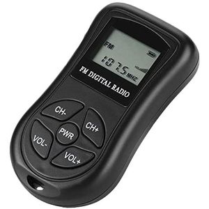 VbestLIFE Digitale radio met hoofdtelefoon, draagbare FM-radio met LCD-display, Low Power MP3-speler radio