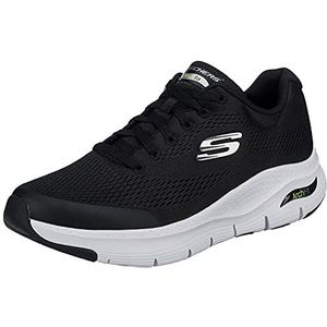 Skechers Arch Fit Oxford, sportschoenen voor heren, zwart., 45 EU