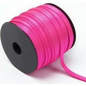 10/20/50M Gekleurde BH Schouderriem 6/8/10/15mm Spandex Elastiekjes Zachte Elasticiteit Trim Ondergoed Riem DIY Naaien Accessoire-Fluorescerend RoseRood-8mm-20Meter