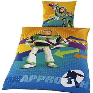 Hans-Textil-Shop Beddengoed voor kinderen, 135 x 200 cm, 80 x 80 cm, Toy Story katoenen renforcé (dekbedovertrek, kussensloop, cadeau)