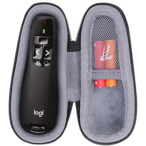 co2CREA Harde beschermhoes voor Logitech R400 Wireless Presenter, alleen tas